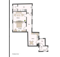Hübsche, helle 2,5-Zimmer-Wohnung in sehr guter Lage, nahe Zentrum, Pritzwalk