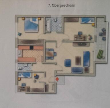 Foto - Renovierte 4-Zi. Wohnung im 7OG mit Aufzug und Garage in Wittlich