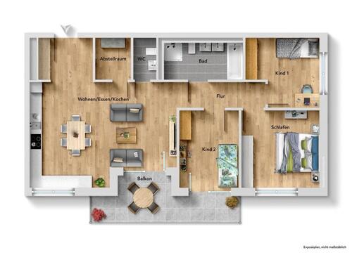 Foto - 4 Zimmer Etagenwohnung zur Miete in Esslingen am Neckar