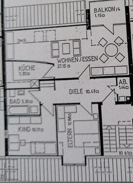 Foto - Dachgeschosswohnung mit tollem Ausblick