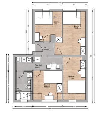 Foto - 1 Zimmer Etagenwohnung zur Miete in Nürnberg