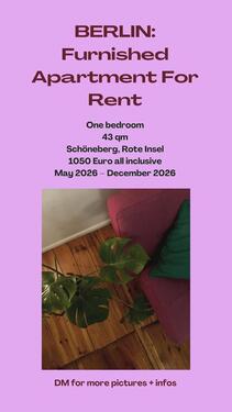 Foto - Furnished Flat for Rent in Schöneberg May-Dec '26
