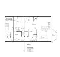 Wohnung, 190 qm über 2 Etagen, inkl. Garage - Duderstadt