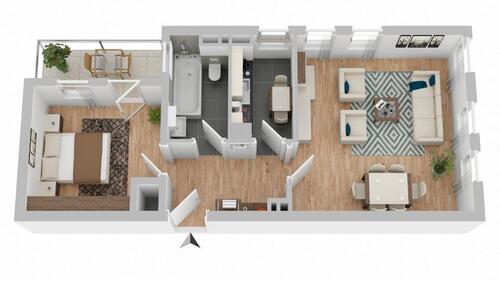 Foto - 2 Zimmer Etagenwohnung zur Miete in Dresden