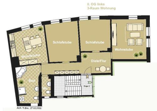 Foto - Schicke Altbauwohnung zu vermieten, Innenstadt Eisenach