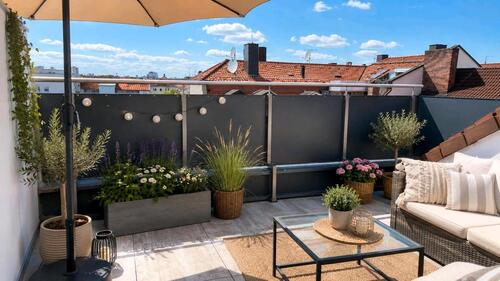 Foto - ☀️ Charmante 3,5 Zi Dachgeschosswhg mit Loggia über Nürnberg ☀️