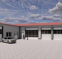 Komfort-Garage in Esselberg für Wohnmobile und anderes - Greding