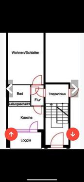 Foto - 1 Zimmer Etagenwohnung zur Miete in Nordhausen