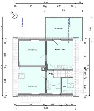 Foto - 3-Zimmer-Wohnung im OG mit Terrasse – frisch renoviert– ab 01.04.