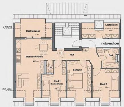 Foto - 4 Zimmer Dachgeschoßwohnung in Leipzig