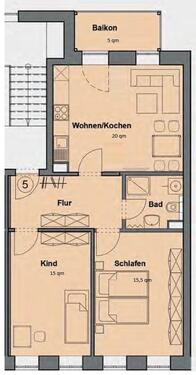 Foto - 3 Zimmer Etagenwohnung zur Miete in Leipzig