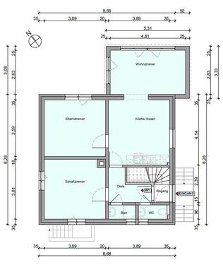 Foto - 3-Zimmer-Wohnung EG – frisch renoviert – ab 01.04. verfügbar