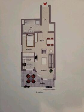 Foto - 2 Zimmer Etagenwohnung zur Miete in Fürth