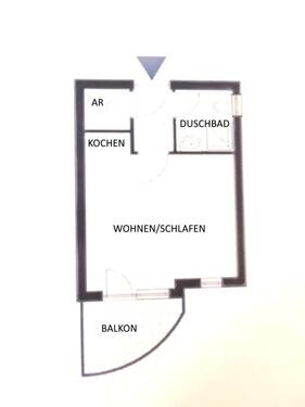 Foto - 1 Zimmer Erdgeschoßwohnung zum Kaufen in Göppingen