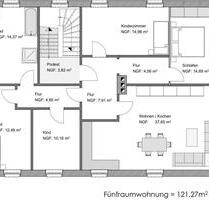 4-5 Raumwohnung 120 qm, Erstbezug - Heideland