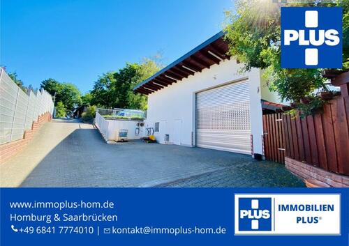 Foto - HOMBURG-BRUCHHOF; LAGERHALLE MIT FREIFLÄCHE UND GROẞZÜGIGEM CARPORT