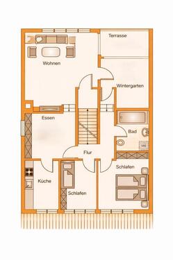 Foto - 5-Zimmer-Maisonettewohnung mit Balkonen & Wintergarten
