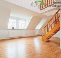 Tageslichtfreundliche 5-Raum-Maisonettewohnung mit separatem WC auf dem Chemnitzer Sonnenberg
