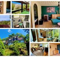 Zwei Bungalows & Grundstücke idyllisch am Hang (auch trennbar) - Mansfeld