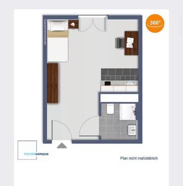 Foto - 1 Zimmer Etagenwohnung zur Miete in Heidelberg