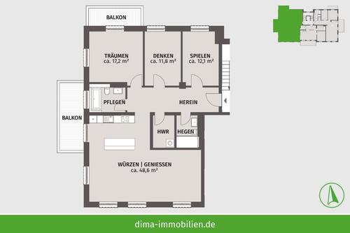 Foto - 4 Zimmer Etagenwohnung zur Miete in Leipzig