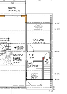 Foto - 4 Zimmer Etagenwohnung zur Miete in Weikersheim