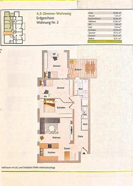 Foto - 4.5 Zimmer Erdgeschoßwohnung in Krauchenwies