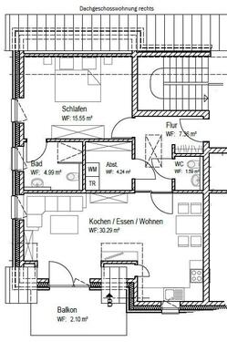 Foto - Etagenwohnung zur Miete in Freren