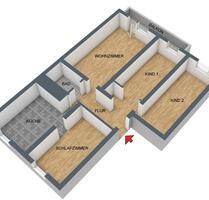 VIEL PLATZ FÜR DIE GANZE FAMILIE - WOHLFÜHLEN UND ANKOMMEN IN DER SONNIGEN 4 RAUMWOHNUNG - Havelberg