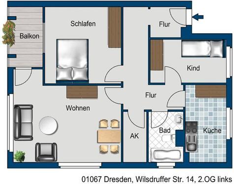Foto - Wunderschöne 3 Raum Wohnung direkt an der Frauenkirche - Bilder folgen