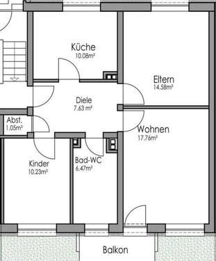 Foto - Erdgeschoßwohnung in Bad Brückenau zum Kaufen