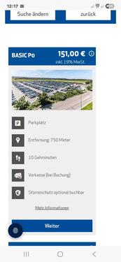 Foto - Parkplatz P0 Flughafen Stuttgart