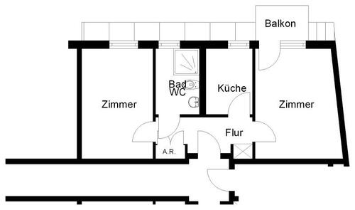 Foto - 2 Zimmer Etagenwohnung zur Miete in Osnabrück