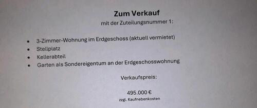 Foto - 3 Zimmer Etagenwohnung in Walpertskirchen