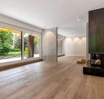 Luxuriös sanierte 3-Zimmer-Terrassenwohnung mit Kamin am Schwabinger Bach - München Schwabing-Freimann