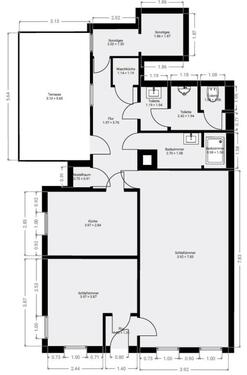 Foto - 2-Zi, Küche, WC, Dusche als WhgPraxisLadenBüro ab 1.5.26