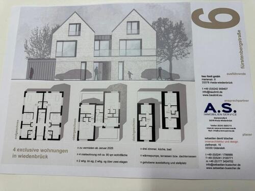 Foto - 4 Wohnungen in WD, 3 Zi.KB zum 1.01.2026 zu vermieten