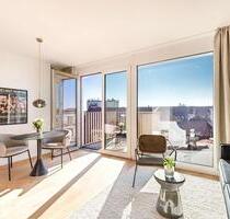 Stylisch-luxuriös möblierte 1-Zimmer-Wohnung mit Balkon - München Pasing-Obermenzing