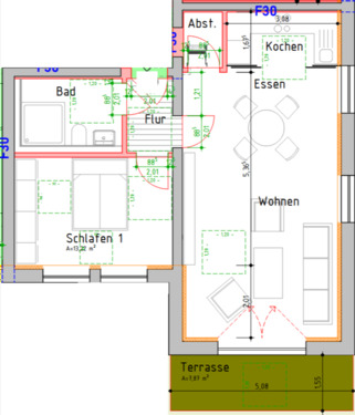 Foto - 2,5-Zimmer-Wohnung – 62 m² - Terrasse - Aufzug - WBS erforderlich
