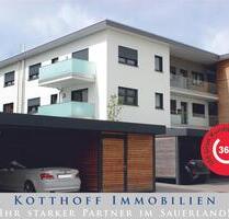 Gemütliche, kleine Erdgeschosswohnung mit Einbauküche und Terrasse - Schmallenberg