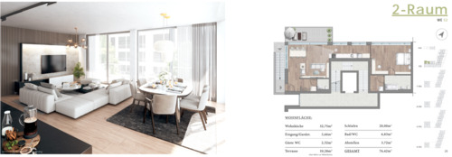 Foto - 2-Zimmer EG Wohnung mit Einbauküche