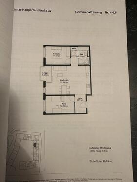 Foto - Zu vermieten 3 Zimmer Wohnung in Obersendling ab1.3 frei