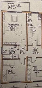 Foto - 3 Zimmer Etagenwohnung zum Kaufen in Wermelskirchen