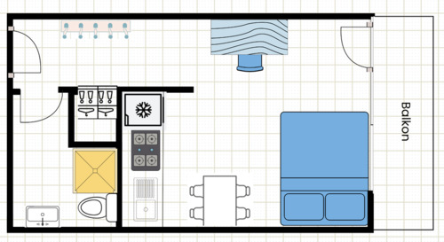 Foto - 1 Zimmer Etagenwohnung zur Miete in Freiburg im Breisgau