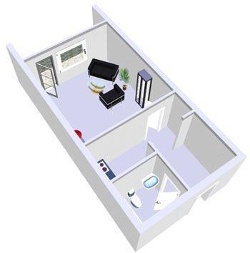 Foto - 1 Zimmer Etagenwohnung zur Miete in Kiel