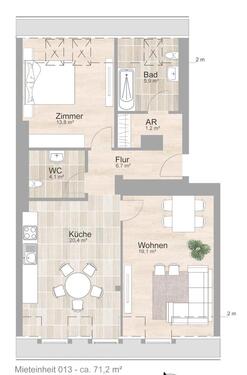 Foto - Furnished on request - 72m² apartment - Lichtenberg (Lückstraße)