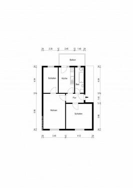 Foto - 3 Zimmer Etagenwohnung zur Miete in Magdeburg