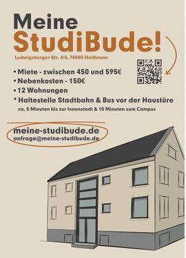 Foto - Studenten Apartments - 450,00&nbsp;EUR Kaltmiete, ca.&nbsp; 100,00&nbsp;m&sup2;&nbsp;Wohnfl&auml;che