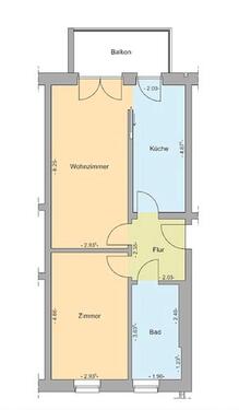 Foto - 2 Zimmer Erdgeschoßwohnung zur Miete in Rostock