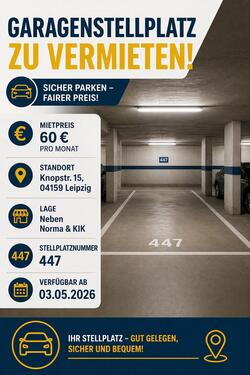 Foto - Garage zu Vermieten - 60,00&nbsp;EUR Miete,